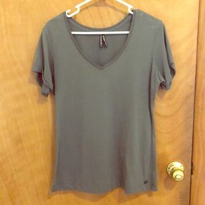 Grey V-Neck Tee